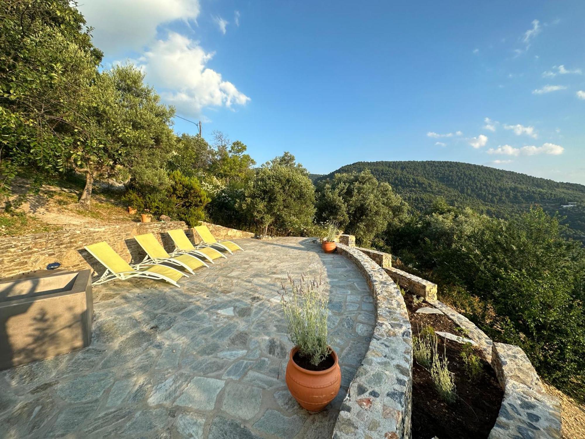 Olive Mill Cottage Szkópelosz Kültér fotó