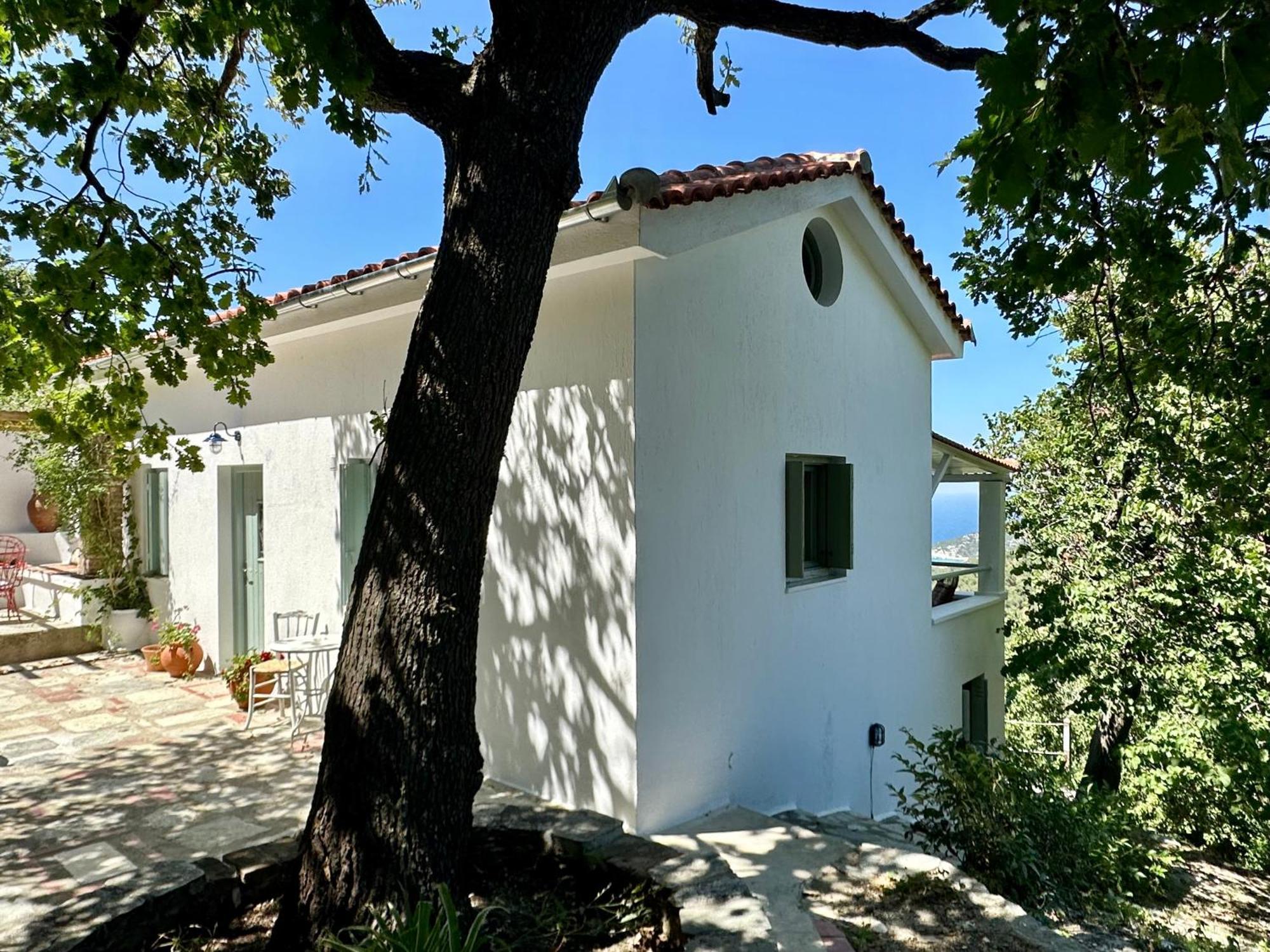 Olive Mill Cottage Szkópelosz Kültér fotó