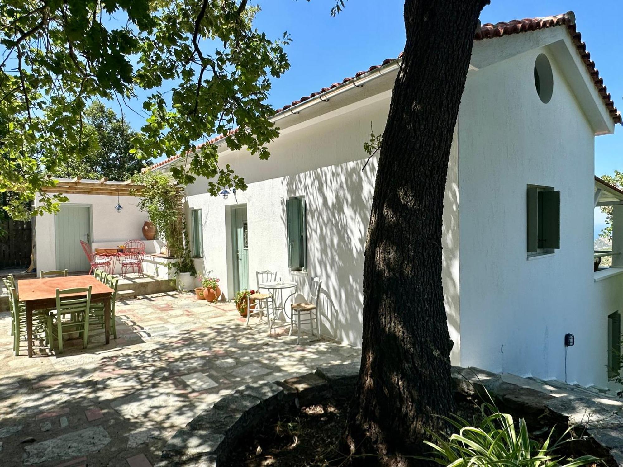 Olive Mill Cottage Szkópelosz Kültér fotó