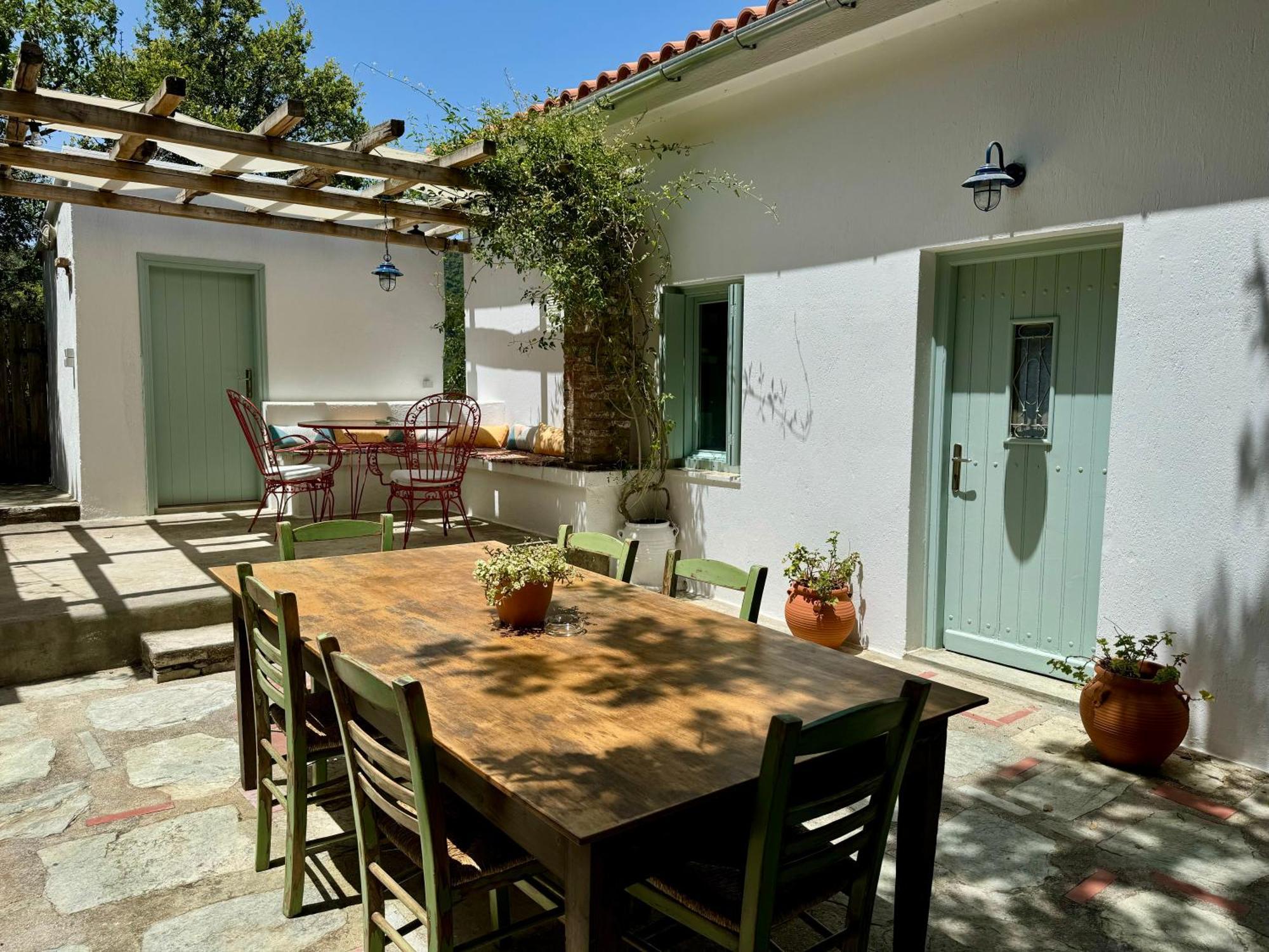 Olive Mill Cottage Szkópelosz Kültér fotó
