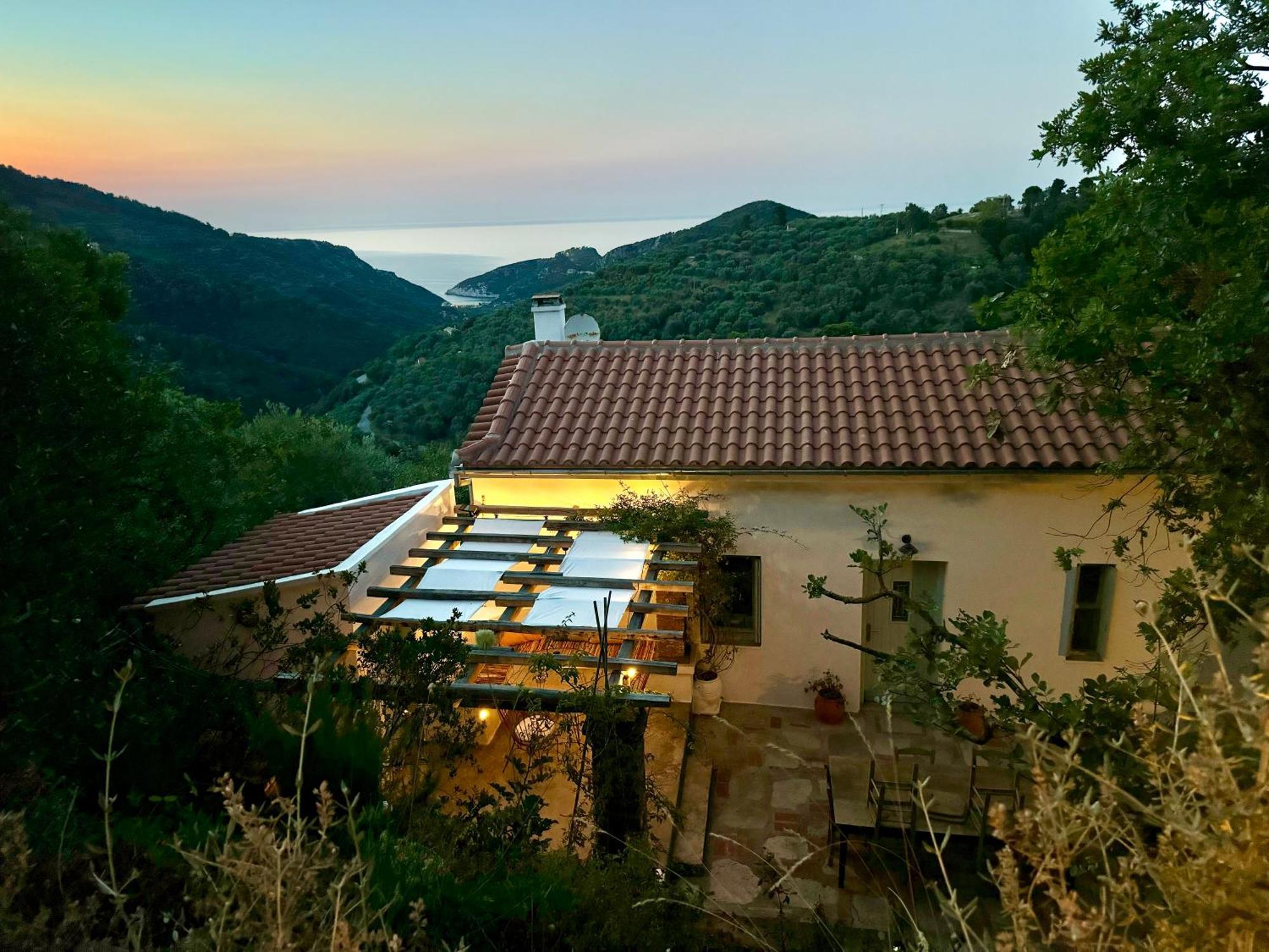 Olive Mill Cottage Szkópelosz Kültér fotó